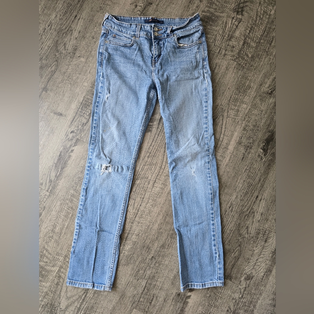 Levi's Blue Straight Leg Jeans Classic Fit